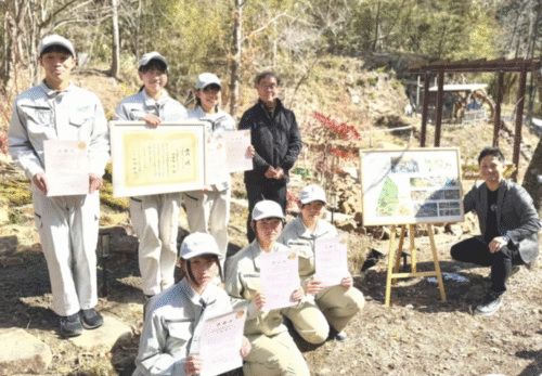 【プロジェクト】猿投農林高校の田井中さん、全国造園デザインコンクールにて特別賞受賞！